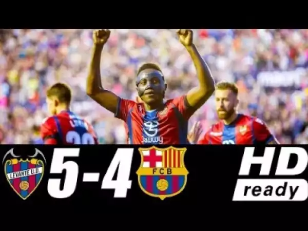 Video: Levante vs Barcelona 5 - 4 - All Goals & Highlights - 13/05/2018 HD